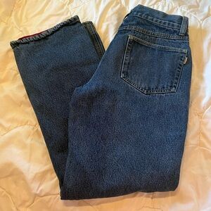 RedHead Blue Denim with Yellow Stitching 32x32 lined